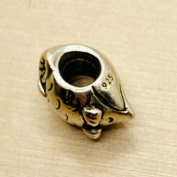 EUC Pandora 790278 Sterling Silver Owl Animal Charm - RETIRED - Picture 7 of 8